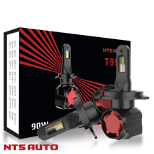 Светодиодные лампы H4 T99 6300K 4500Lm 90W 24-60V подходит для грузовиков