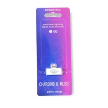 Адаптер (картридер) пластиковый Lightning, цвет белый