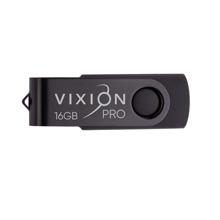 Карта памяти 16 GB USB 2.0 VIXION PRO, цвет черный