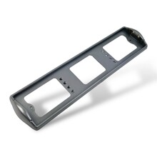 Рамка номерного знака Серая с боковой подсветкой