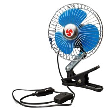 Вентилятор 6 12V с прищепкой металл