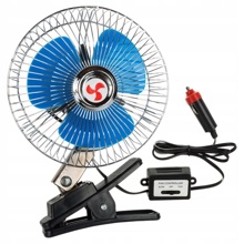 Вентилятор 8 12v с прищепкой металл