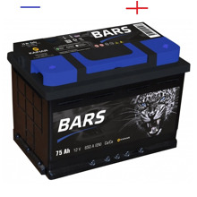 Акб bars silver 6ст -77 о п