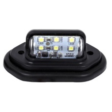 Подсветка номера универсальная светодиодная 12-24V 4шт