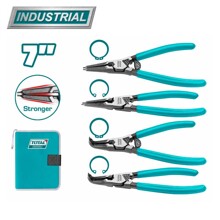 Набор съемников стопорных колец 180 мм из 4 предметов, 7 дюймов