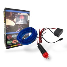 Неоновая нить для подсветки салона синяя 5 метров LGX-B5