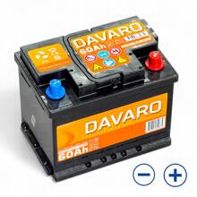 Акб davaro 6ст - 60 о п