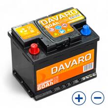 Акб davaro 6ст - 60 п п
