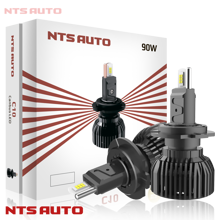 Светодиодные лампы H7 C10 4300K 4500Lm 90W 9-32V