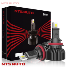 Светодиодные лампы H11 C10 4300K 4500Lm 90W 9-32V