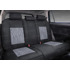 Комплект накидок на весь салон 5D Leader PLUS, ЭкоКожа + алькантара, цвет черный, вставка серая подушки для шеи в комплекте Комплект накидок на весь салон 5D Leader PLUS, ЭкоКожа + алькантара, цвет черный, вставка серая подушки для шеи в комплекте