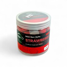 Бойлы вареные насадочные в дипе NGB Strawberry (клубника) 20мм (300 г, банка)