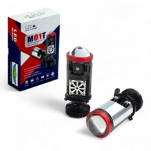 Светодиодные лампы H4 M01T 6500к 5000lm 45w 12-24v встроенный механизм шторки дальнего света (2шт)