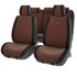 Комплект накидок на весь салон BLISS PLUS цвет коричневый, строчка коричневая, кант черный Комплект накидок на весь салон BLISS PLUS цвет коричневый, строчка коричневая, кант черный