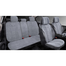 Комплект накидок на весь салон TORNADO PLUS, материал алькантара, цвет серый, строчка серый, кант серый