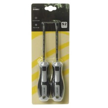 Набор отверток 2 предмета SL5.5x100 ?5, PH2x100 ?6 стержень S2 в блистере