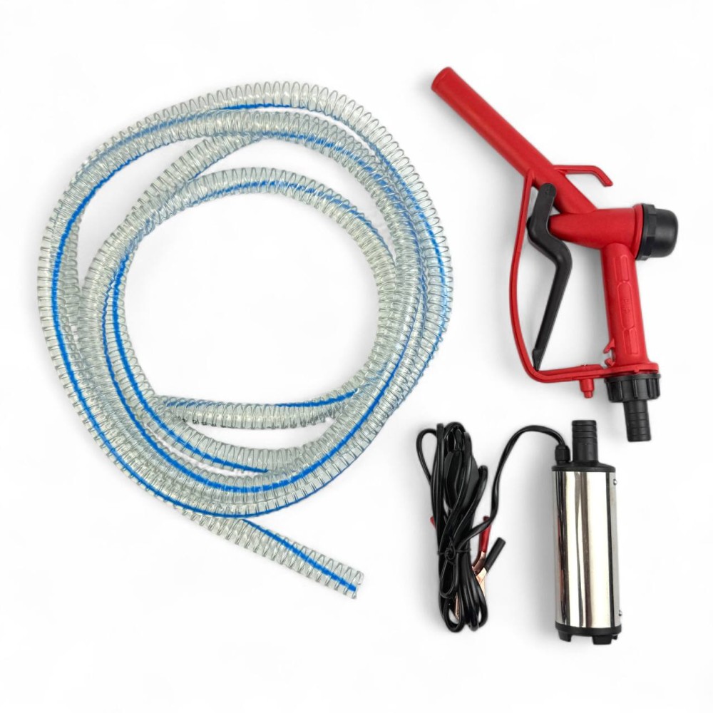 Насос для перекачки топлива (погружной) с пистолетом O50мм, 24V Насос для перекачки топлива (погружной) с пистолетом O50мм, 24V