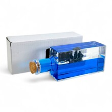 Игрушка на панель в бутылке кораблик в море M5