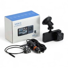 Видеорегистратор WDR 3 камеры, регулируемый угол обзора, WIFI