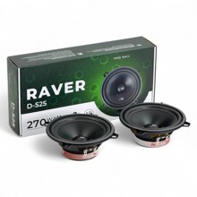 Динамики 13,3 см (5 дюймов) эстрадные RAVER эстрадные, круглые, 270