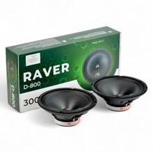 Динамики 20 см (7,87 дюймов) эстрадные RAVER круглые, 300 Вт
