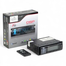 Магнитола AG-8003 BT, 12V, подсветка 7 цветов, AUX, Bluetooth, пульт