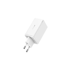 Телефонное сетевое зу 2 usb type-c + 2 usb type-a + кабель USB Type-C, 100W, 1 м, 3 A, цвет белый