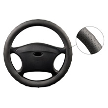 Оплетка из эко-кожи Серая с перфорацией (м)