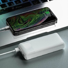 Зу power bank на 10 000 mAh, USB 2, TYPE-C 1, черный