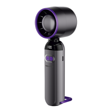 Вентилятор WFAN-55, с дисплеем, цвет фиолетово-серый