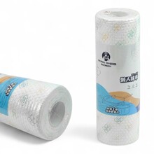 Биоразлагаемые салфетки в рулоне цветные, размер 25 * 25 см (кол-во листов 50 шт., длина рулона 12,5 м) высокой плотности