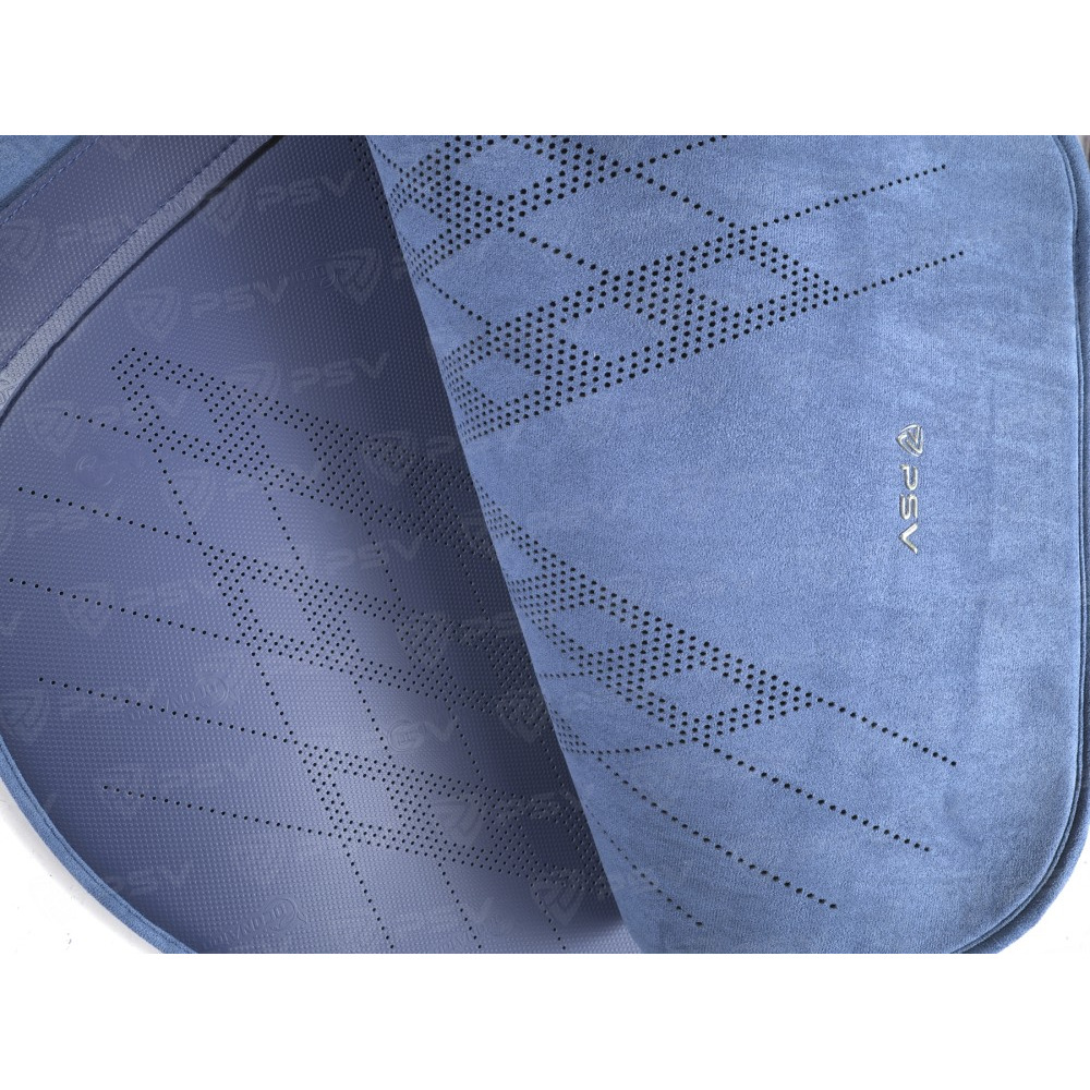 Комплект накидок на весь салон ATOM PLUS, материал алькантара, цвет синий, строчка синяя, кант синий Комплект накидок на весь салон ATOM PLUS, материал алькантара, цвет синий, строчка синяя, кант синий