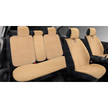 Комплект накидок на весь салон KUKURUZA PLUS, материал лен, цвет бежевый, строчка бежевая, кант бежевый