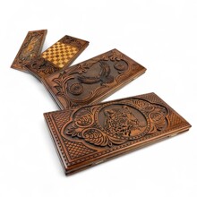 Нарды резные из бука, размер 60*29 см