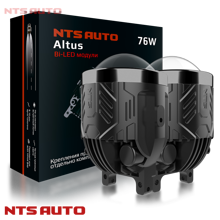 Противотуманная фара Би-LED модуль 3 дюйма линза 6300k 7600lm 12v 76w altus*****