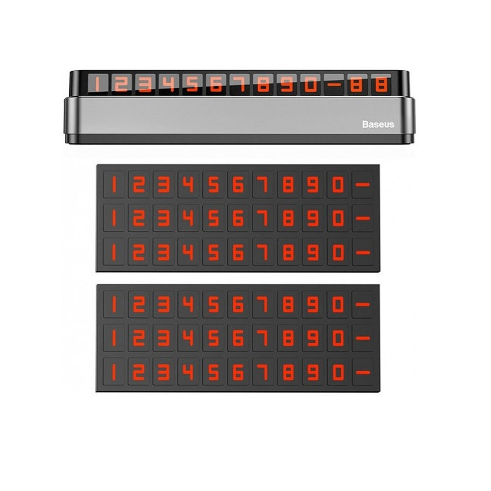 Табличка с номером телефона для автомобиля цвет черный Табличка с номером телефона для автомобиля цвет черный