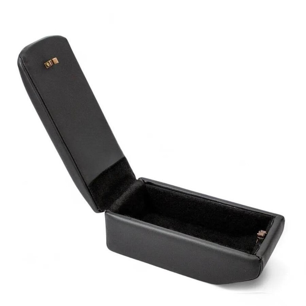 Бокс - подлокотник для газель водительский, черный квадрат, черный, кож.зам. Бокс - подлокотник для газель водительский, черный квадрат, черный, кож.зам.