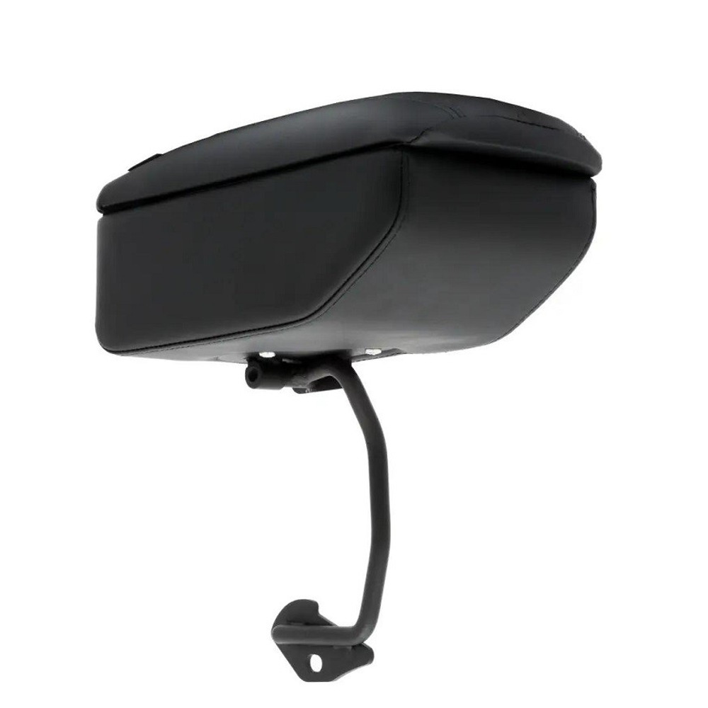 Бокс - подлокотник для лада 1118, черный квадрат, черный, кож.зам. Бокс - подлокотник для лада 1118, черный квадрат, черный, кож.зам.