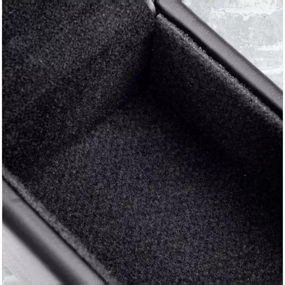 Бокс - подлокотник для лада 2107, синий квадрат, кож.зам. черный Бокс - подлокотник для лада 2107, синий квадрат, кож.зам. черный