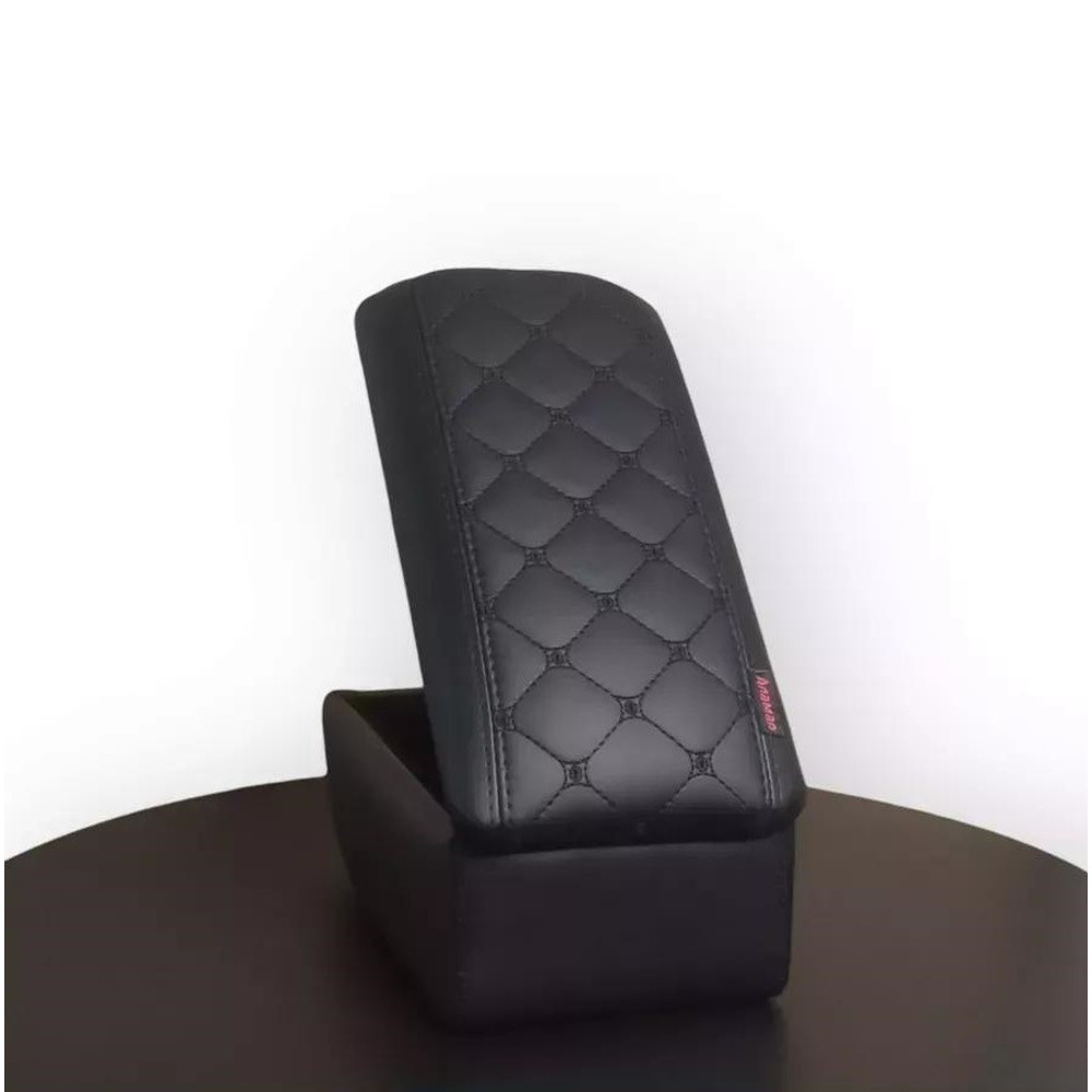 Бокс - подлокотник для лада 2107, черный квадрат, кож.зам. черный Бокс - подлокотник для лада 2107, черный квадрат, кож.зам. черный