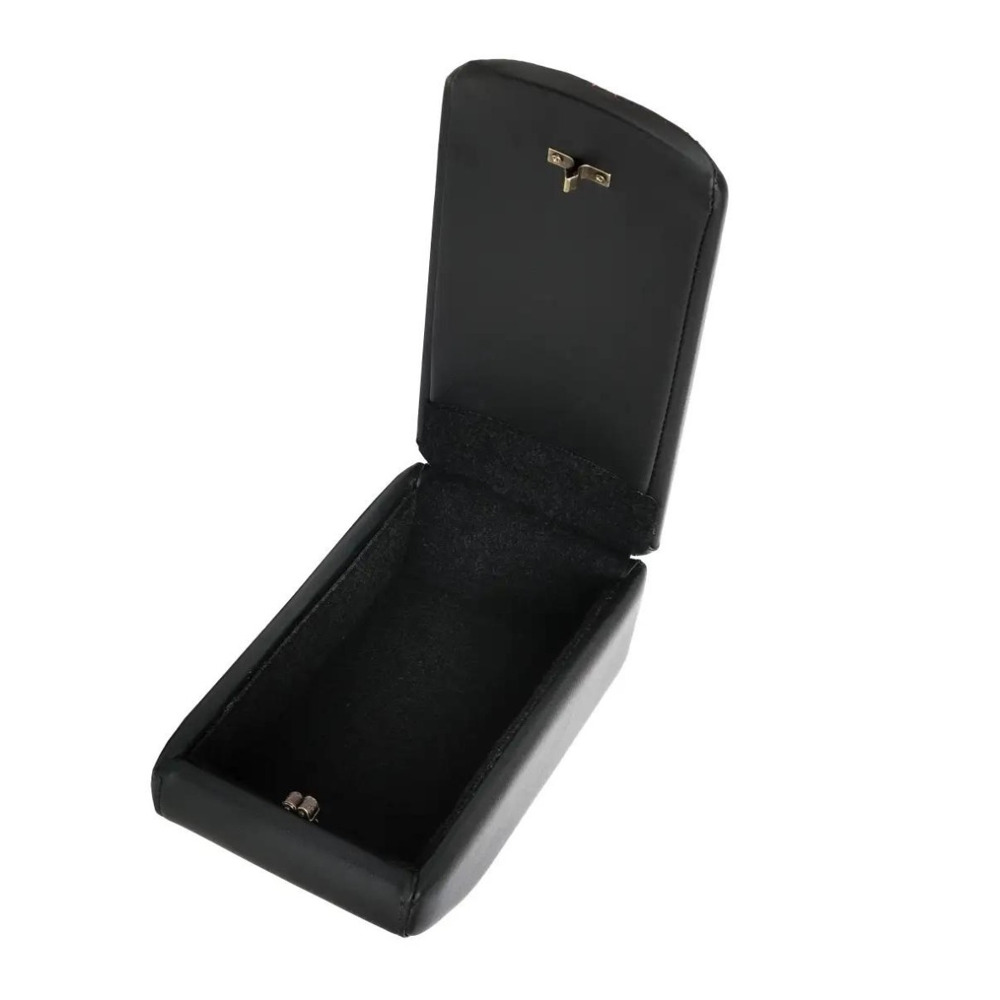 Бокс - подлокотник для лада 2109, синий квадрат, кож.зам., цвет черный Бокс - подлокотник для лада 2109, синий квадрат, кож.зам., цвет черный