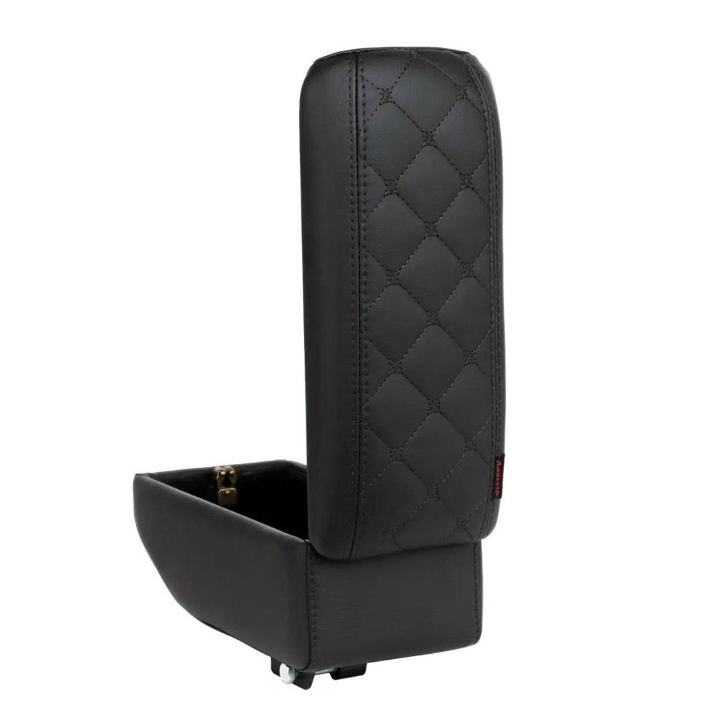 Бокс - подлокотник для лада 2109, черный квадрат, кож.зам., цвет черный Бокс - подлокотник для лада 2109, черный квадрат, кож.зам., цвет черный