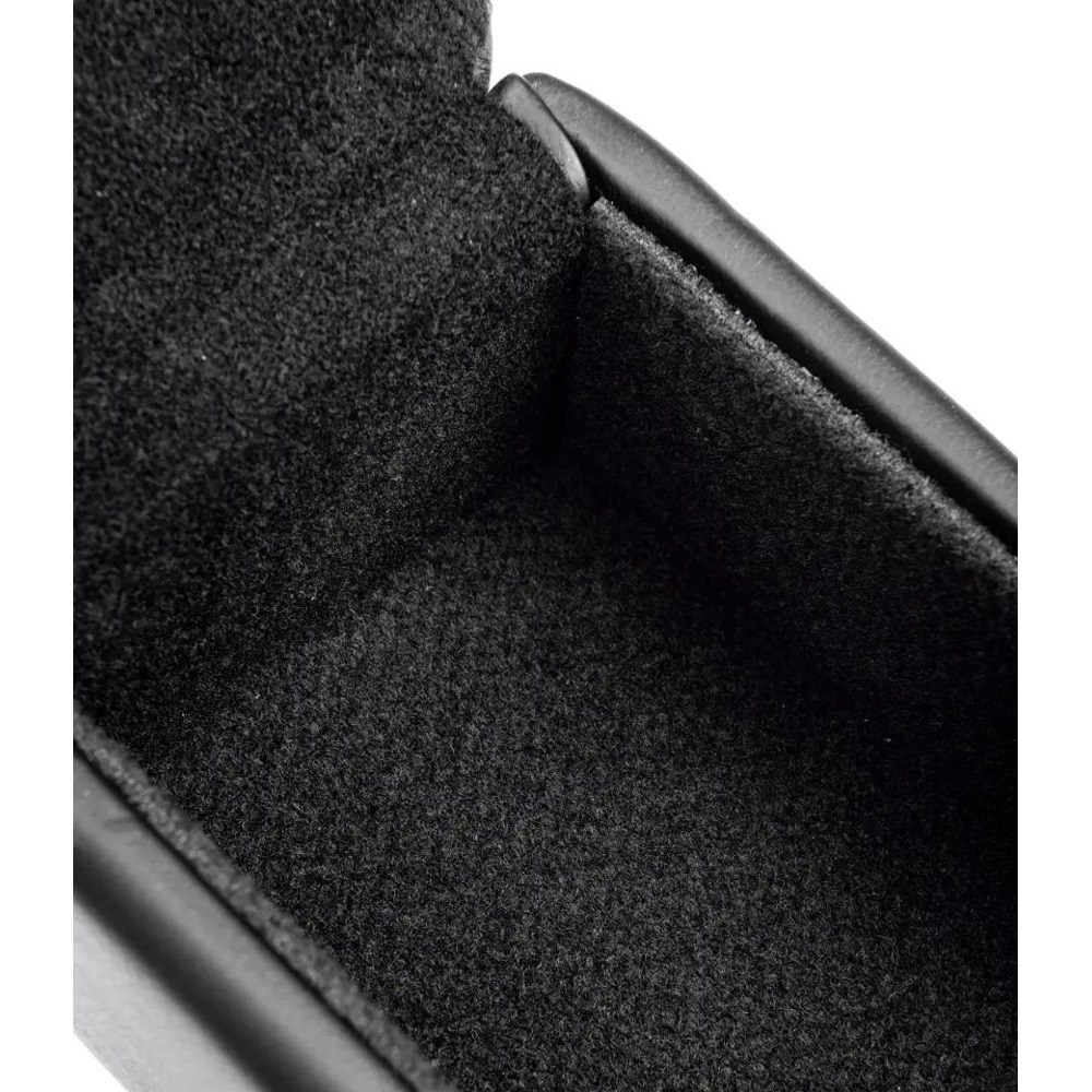 Бокс - подлокотник для лада 2110, красный квадрат, черный, кож.зам. Бокс - подлокотник для лада 2110, красный квадрат, черный, кож.зам.