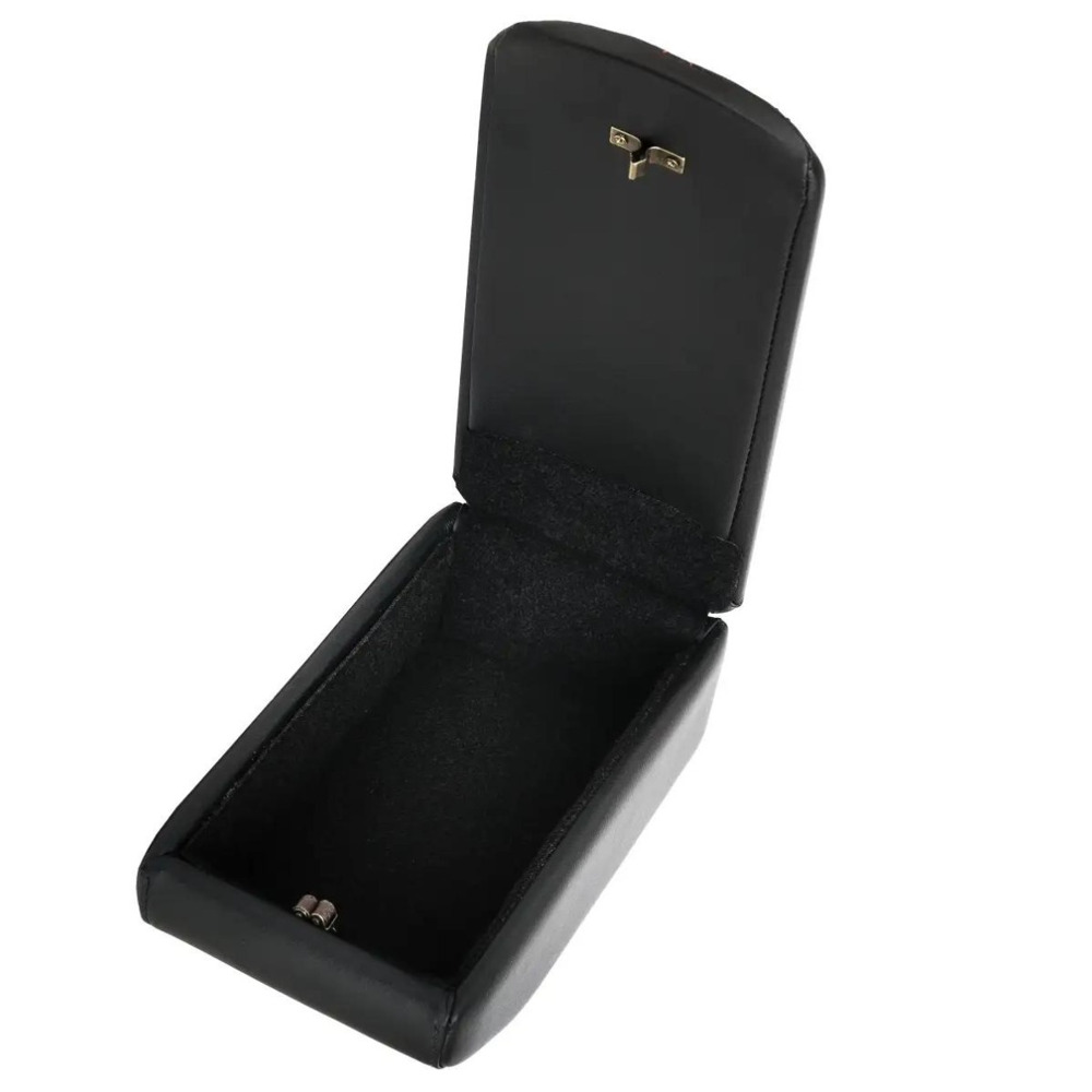 Бокс - подлокотник для лада 2190 fl, черный квадрат, черный, кож.зам. Бокс - подлокотник для лада 2190 fl, черный квадрат, черный, кож.зам.