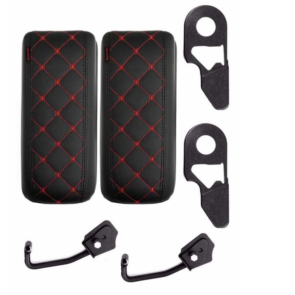 Бокс - подлокотник для лада нива 2121, 21213, 21214, 2131, Урбан, красный квадрат, кож.зам. черный Бокс - подлокотник для лада нива 2121, 21213, 21214, 2131, Урбан, красный квадрат, кож.зам. черный