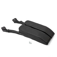 Подлокотник для ваз нива легенда с 2020г, цвет обивки чёрный, кож. зам (комп. 2 шт.)