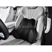 Подушка автомобильная для спины с перфорацией, VIBE, цвет черный/черный/серый