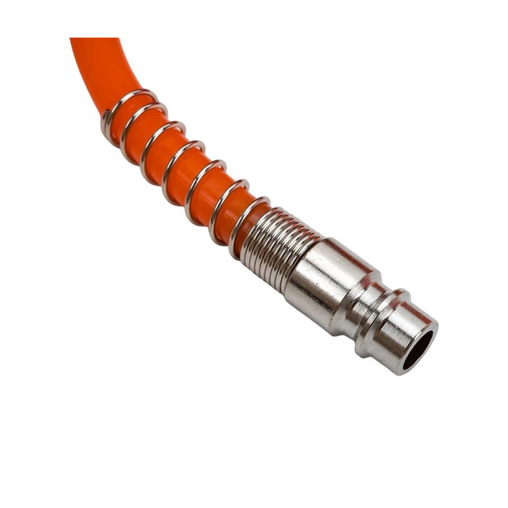 Шланг витой полиуретановый 7мм х 8мм х 15м с быстроразъемами Шланг витой полиуретановый 7мм х 8мм х 15м с быстроразъемами