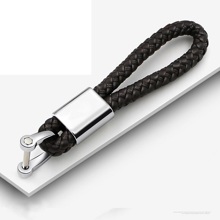 Брелок плетеный большой, цвет черный, vip (dp-254)