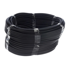 Гофра автомобильная диаметр 6 мм, разрезаная, материал полипропилен, длина 50 м